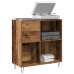 Gabinete de medios  Roble artesanal 84.5x38x90 cm Madera aglomerada