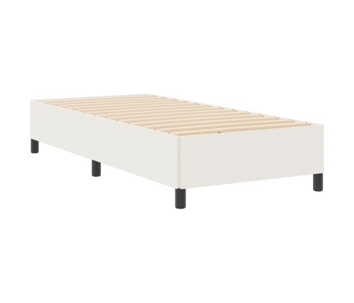 Estructura de Cama Crema 90x200 cm Tela de Pana