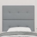 Luz de Cabecera LED Gris Claro 100 cm Tela