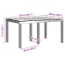 Juego de Comedor de Jardín de 5 Piezas con Cojines Anthracite Poly Rattan