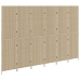Separadores de habitación  Beige Madera Grande Plegable