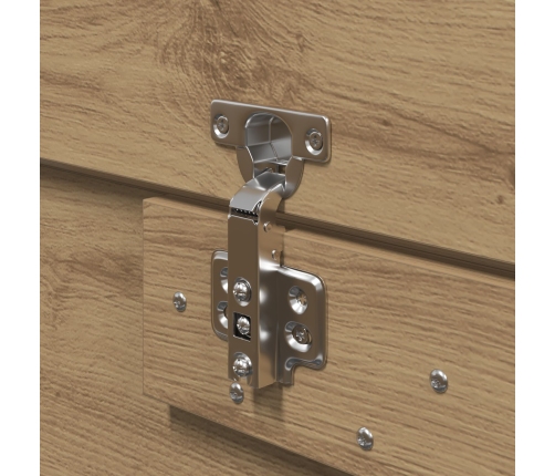 Cama con Almacenamiento Roble Artesanal Madera Elaborada Doble