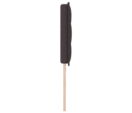 Cabecero diseño Lines marrón oscuro 200 cm tela