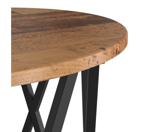 Mesas Laterales Anidadas  3 pcs Madera Vieja Madera de Ingeniería
