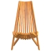 Sillas de jardín plegables  2 pcs de madera maciza de acacia