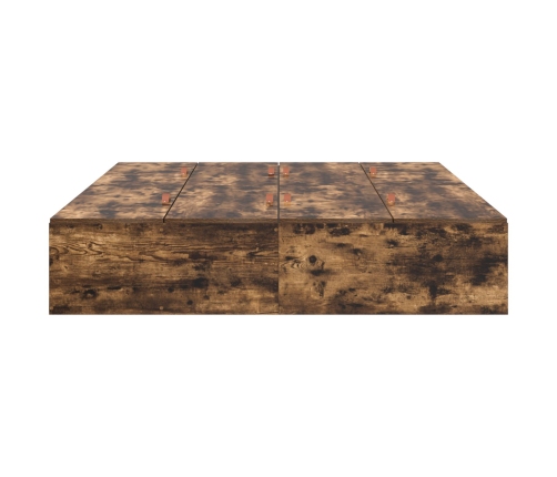 Estructura de Cama  Roble ahumado Madera de Roble Sólido
