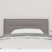 Cabecera de diseño Lines taupe de  100 cm en tela