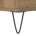 Aparador con Cajones de Roble Artesanal 60x35x70 cm Madera Engineered