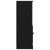 Mueble Alto  Roble Negro 60x35.5x103.5 cm Madera Resistente