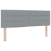 Cabecero diseño Lines gris claro 160 cm tela