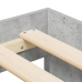 Estructura de Cama  Gris Concreto 100x200 cm