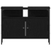 Conjunto de muebles de baño  de 3 piezas en roble negro de madera elaborada