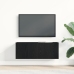 Soporte de TV de roble negro  80x30x30 cm hecho de madera aglomerada