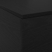 Estructura de Cama de Almacenamiento  Negro Roble 150x200 cm