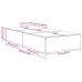 Estructura de Cama  Roble Negro 75x190 cm Madera Fina
