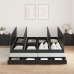 Estructura de cama con almacenamiento  Roble negro Madera elaborada