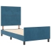 Cama  Azul Oscuro 80x200 cm Terciopelo