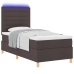 Base de Cama Box Spring Marrón oscuro Madera 100 x 200 cm