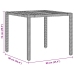 Juego de Comedor Set de 4 Negro Metal, Ratán Duradero