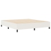 Cama Box Spring  Crema Super King Tejido de Corduroy
