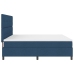 Cama con sommier  con colchón y LED azul 200x200 cm de tela