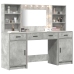 Conjunto de Tocador de 3 Piezas  en Gris Concreto de Madera Engineered