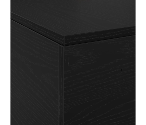 Cama con Almacenamiento  Roble negro Madera compuesta Completa/Doble