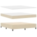 Cama Box Spring con Colchón Crema Super King Tela
