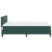Cama Box Spring  con colchón Verde Oscuro 140x200 cm Terciopelo