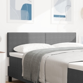 Cabecero  Diseño Sencillo Gris Claro 140 cm Tela de Corduroy