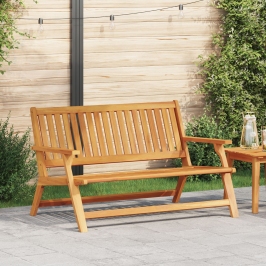Banco de Jardín  122,5x77x74 cm Madera maciza de Acacia