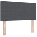 Cabecero  Diseño Sencillo Gris Oscuro 100 cm Tela de Terciopelo