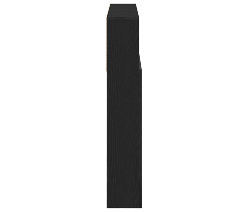 Cabecera de  en Roble Negro - 160x19x103.5 cm Hecha de Madera Ingeniería