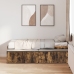 Marco de Cama con Almacenamiento Roble Ahumado 80x200 cm