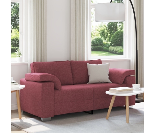 Sofá  Rojo viento Tela, Madera Regular Sofá Rectangular
