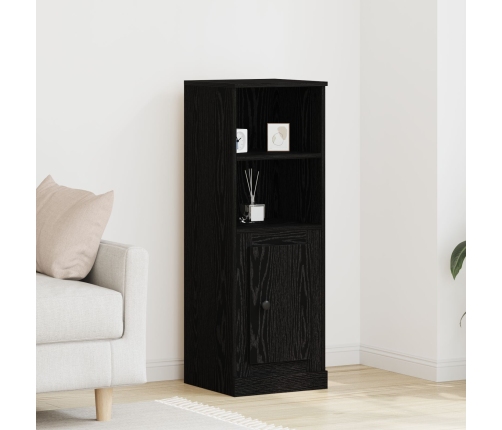 Gabinete Alto de Roble Negro 36x35.5x103.5 cm Madera MDF