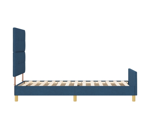Cama de tela azul  90x190 cm
