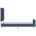 Cama de tela azul  90x190 cm