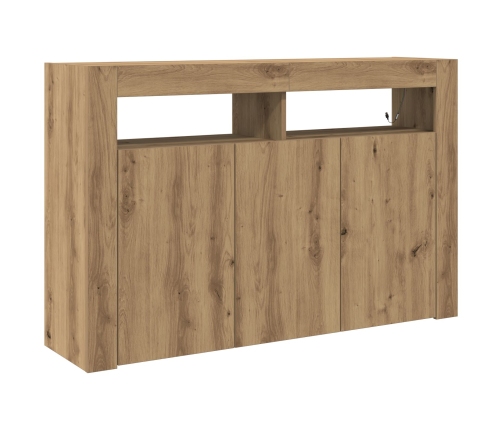 Aparador  Roble Artesanal Madera de Ingeniería 116 x 30 x 75 cm