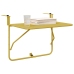 Mesa Plegable Colgante de Balcón  - Dorada, 60x40 cm, Acero