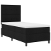 Cama con Base y Colchón Negra 100x200 cm Tela