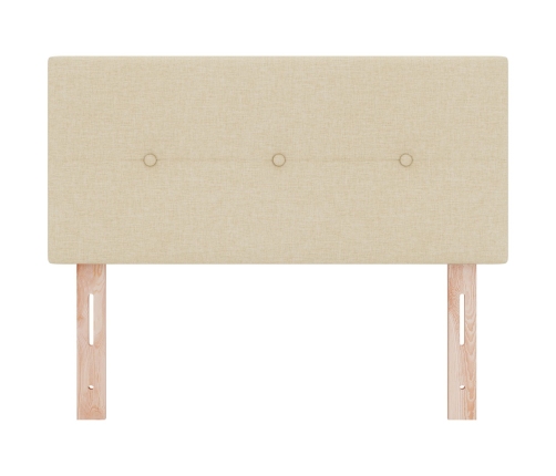 Cabecero Button Tapizado Crema de 80 cm Fabric
