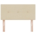 Cabecero Button Tapizado Crema de 80 cm Fabric