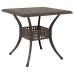 Conjunto de Comedor de Jardín de 5 Piezas  en Aluminio Fundido Bronce