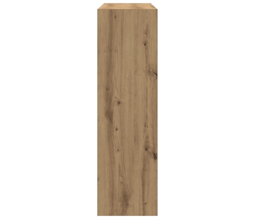 Armario de Libros/División de Espacio  en Roble Artesanal - 100x30x103cm, Hecho de Madera Diseñada