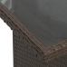 Conjunto de Sofá de Jardín  Juego de 9 Beige y Marrón