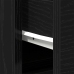 Gabinete para lavabo de baño  negro roble 80x33x60 cm de madera