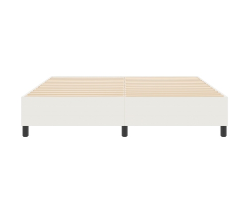 Cama Box Spring  Crema Super King Tejido de Corduroy