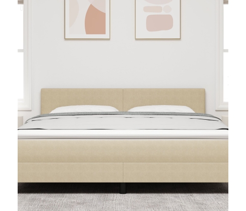 Cabezal  Diseño Sencillo Verde Claro Gris 180 cm Tela de Pana