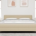 Cabezal  Diseño Sencillo Verde Claro Gris 180 cm Tela de Pana